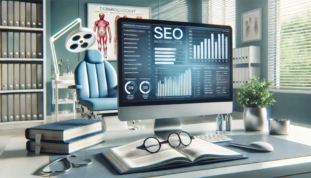 dermatologist optimizing website for SEO